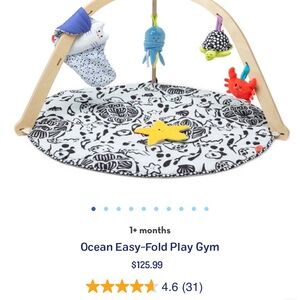 Melissa & Doug Ocean Easy-Fold Play Gym with Colorful Toys